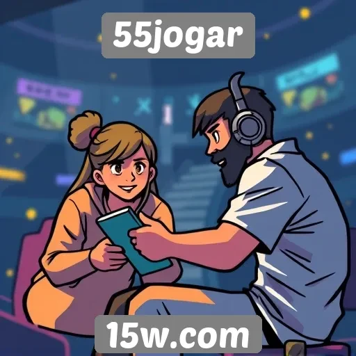 Tutoriais interativos ajudam novos jogadores no 55jogar
